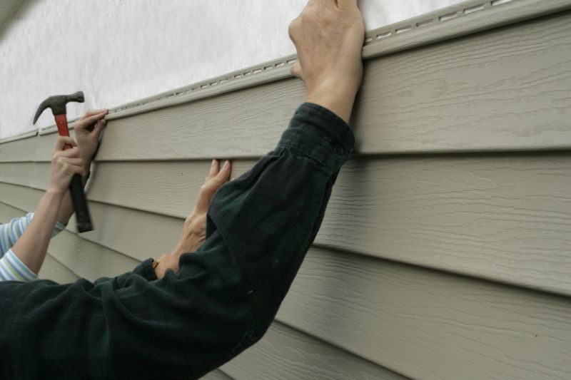 Close-up of Siding Panel Fitting